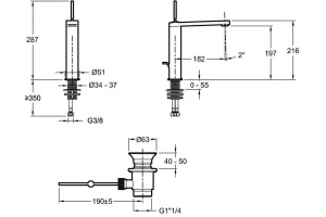 Смеситель Jacob Delafon Composed E73053-CP для раковины - 2