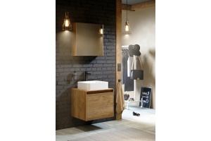 Зеркало-шкаф Aqwella 5 stars Mobi 60 дуб балтийский - 2