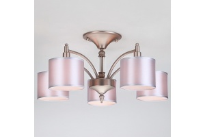 Люстра на штанге Eurosvet Adagio 60080/5 сатин-никель