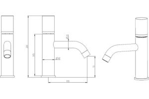 Смеситель для раковины Boheme Stick белый матовый - 3