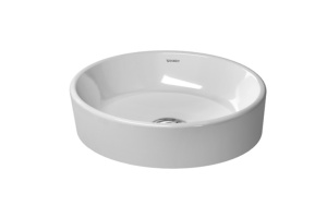 Раковина, Duravit, Starck 2, ширина, мм-435, глубина, мм-395, высота, мм-115, тип установки-накладной, отверстия для смесителя-отсутствуют, декор-без декор?