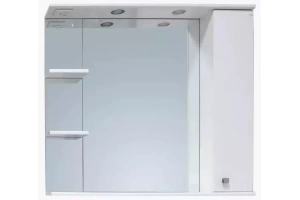 Зеркало Onika Эльбрус 90.02 R с подсветкой белый 