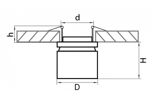 Встраиваемый спот Lightstar Forte Inca 214827 - 2