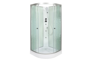 Душевая кабина Deto L 80x80 с гидромассажем, без крыши (L908NGM) - 2