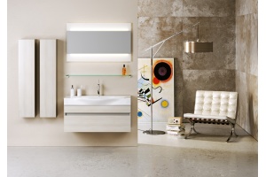 Тумба с раковиной Aqwella 5 stars Бергамо 100 акация - 2