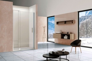 Душевая дверь в нишу Vincea Extra VDP-1E8090CL 80/90 см, стекло прозрачное, хром - 2