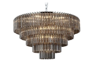 Подвесная люстра Newport 8700 8708+17/C fume