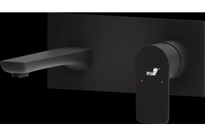 Смеситель для раковины RGW Shower Panels черный матовый