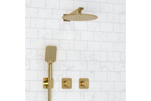 A8251.306.180.259.285.194.201 Встраиваемый комплект для душа с верхней душевой насадкой и лейкой - 2