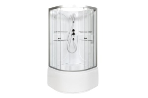 Душевая кабина Deto L 100х100 без крыши, хром (L610N)