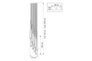 Подвесная люстра Lightstar Meta Duovo 807086 - 3