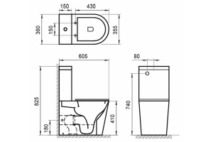 Бачок для унитаза BelBagno Flay-r белый (BB2149T) - 3