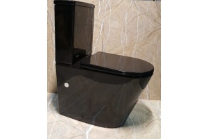Унитаз-компакт Ceramalux черный (NS-2178-18) - 2