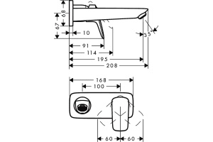 Смеситель Hansgrohe Logis 71220000 для раковины - 3