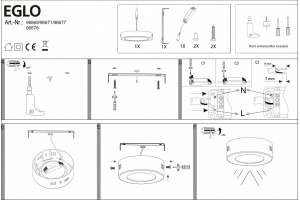 Накладной светильник Eglo ПРОМО Fueva-C 96677 - 2
