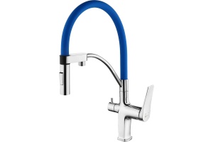 Смеситель для кухни Lemark Comfort LM3074C-Blue