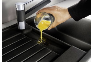 Мойка из гранита Blanco Zia черный (514732) - 3