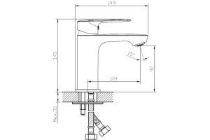 Смеситель Orange Sofi 2.0 M46-021cr для раковины - 2