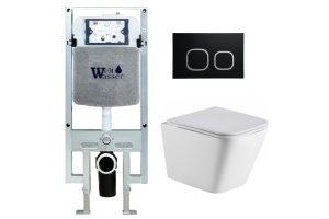 Комплект Weltwasser AMBERG 497 ST + GELBACH 004 MT-WT + AMBERG RD-BL (10000006699)