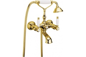 Смеситель для ванны Webert Dorian золото (DO720201010)