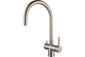Смеситель для кухни Paulmark Heller нержавеющая сталь