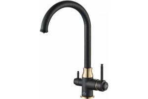 Смеситель Steel Hammer SH 763 BLACK BR для кухонной мойки