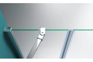 Душевая дверь BelBagno Etna 140 профиль хром (ETNA-B-11-80+60-C-Cr) - 3