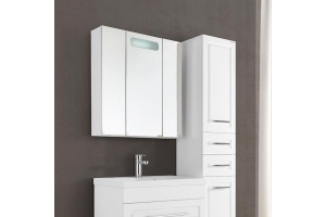 Зеркало-шкаф Vod-Ok Мальта 80, белый