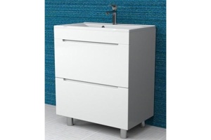 Тумба под раковину напольная Stella Polar Рианна 60 белая