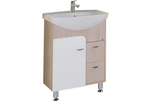 Комплект мебели Onika Стиль 60 белый - светлое дерево - 3