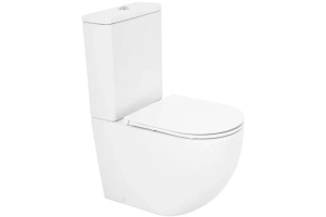 Чаша для унитаза-компакта Cezares Stylus белый, глянцевый (CZR-152-CPR) - 3