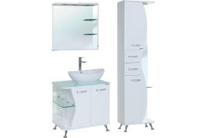 Шкаф-пенал Bellezza Рио 50 L белый - 2