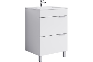Мебель для ванной Aqwella Brig 60 напольная, белая - 2