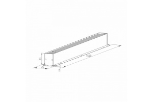 Шинопровод магнитный встраиваемый Arlight Mag-Track-4560-F-1540 026900(1) - 3