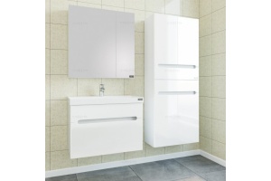 Тумба с раковиной подвесная Санта Лондон 70 белый - 3