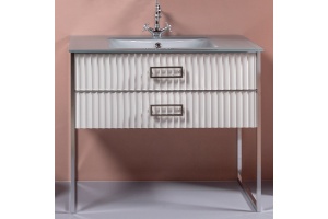 Раковина - столещница Armadi Art Monaco 101 серебро - 2