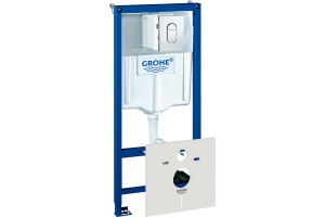Система инсталляции для унитазов Grohe Rapid SL 38929000 4 в 1 с кнопкой смыва