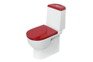 Унитаз-компакт Sanita luxe Best Color Red с микролифтом