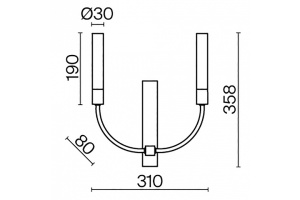 Бра Maytoni Deja Vu MOD423WL-02C - 2