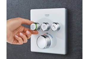 Термостат Grohe Grohtherm SmartControl 29157LS0 для душа, moon white - 2