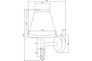 Светильник Boheme Murano 764 золото, белый - 2