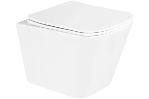 Чаша для подвесного унитаза BelBagno Due белый (BB3103CHR/SC)