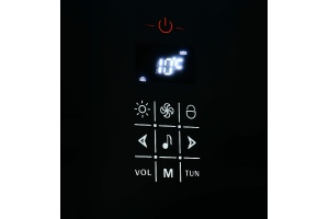 Душевая кабина Orans 110х80 белая стекло прозрачное с гидромассажем - 2