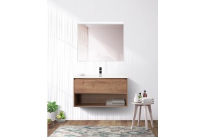 Комплект мебели BelBagno Kraft 90 темное дерево