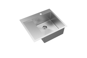 Мойка нержавеющая сталь, сатин, чаша справа - 2