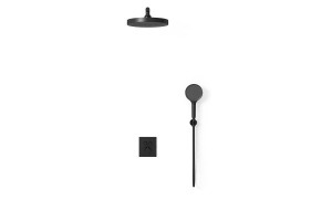 Душевой комплект Vincea Inspire с термостатом черный матовый - 2