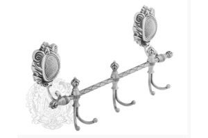 Крючок Migliore Cleopatra 16663 на планке, хром