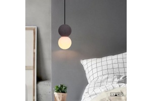 Подвесной светильник iLamp Foxtrot 10694P/1-D100 BK-WH - 3