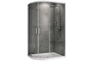 Душевой уголок Abber Schwarzer Diamant 120х90 хром (AG01129)