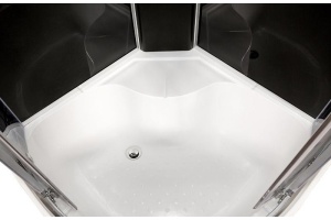 Душевая кабина DETO BM4590NGMBLACK с высоким поддоном, с сиденьем, без крыши - 3